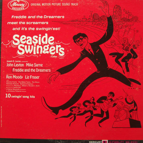 John Leyton - Mike Sarne - Freddie And The Dreamers* : Seaside Swingers - Original Motion Picture Soundtrack (LP, Mono)