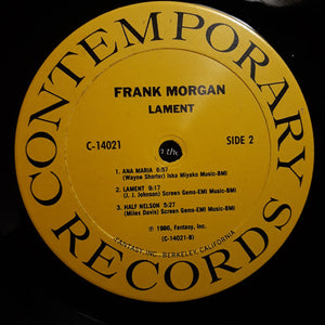 Frank Morgan : Lament (LP, Album)