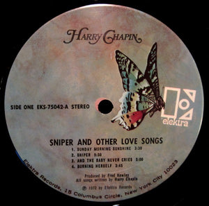 Harry Chapin : Sniper And Other Love Songs (LP, Album, San)