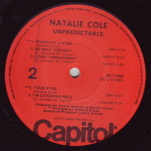 Natalie Cole : Unpredictable (LP, Album, Los)