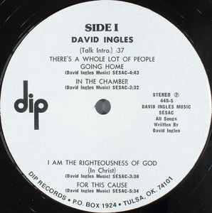 David Ingles (2) : There's A Whole Lot Of People Going Home (LP)