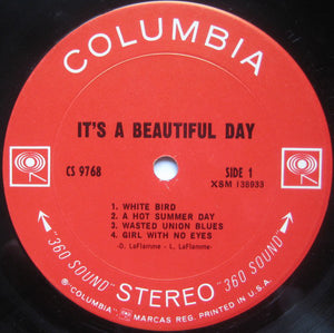 It's A Beautiful Day : It's A Beautiful Day (LP, Album, San)