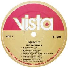Load image into Gallery viewer, The Imperials* : Believe It (LP, Comp)
