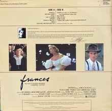Charger l&#39;image dans la galerie, John Barry : Frances (Original Motion Picture Soundtrack) (LP, Album)
