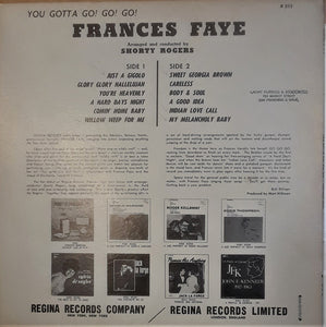 Frances Faye : You Gotta Go! Go! Go! (LP, Mono)