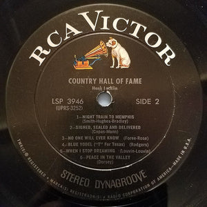 Hank Locklin : Country Hall Of Fame (LP, Album)