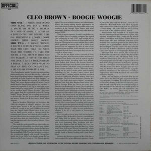 Cleo Brown : Boogie Woogie (LP, Comp)
