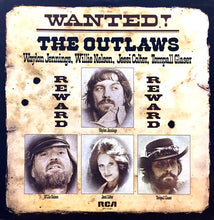 Load image into Gallery viewer, Waylon Jennings, Willie Nelson, Jessi Colter, Tompall Glaser : Wanted! The Outlaws (LP, Album, Comp, RP, Ind)
