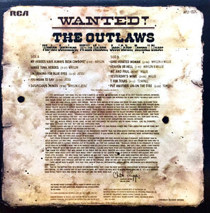 Waylon Jennings, Willie Nelson, Jessi Colter, Tompall Glaser : Wanted! The Outlaws (LP, Album, Comp, RP, Ind)