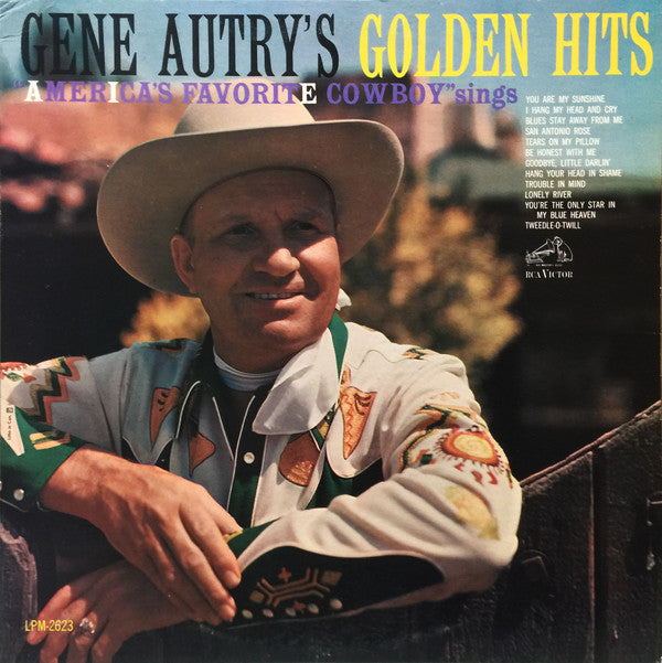 Gene Autry : America's Favorite Cowboy Sings His Golden Hits (LP, Album, Mono)