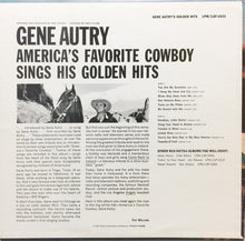 Load image into Gallery viewer, Gene Autry : America&#39;s Favorite Cowboy Sings His Golden Hits (LP, Album, Mono)
