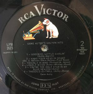 Gene Autry : America's Favorite Cowboy Sings His Golden Hits (LP, Album, Mono)