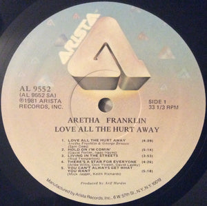 Aretha Franklin : Love All The Hurt Away (LP, Album)