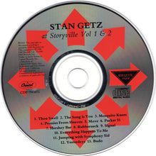 Laden Sie das Bild in den Galerie-Viewer, Stan Getz : At Storyville - Vol 1 &amp; 2 (CD, Comp)
