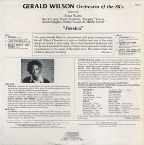 Gerald Wilson Orchestra Of The 80's : Jessica (LP, Album)