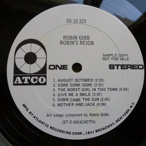 Robin Gibb : Robin's Reign (LP, Album, Promo)