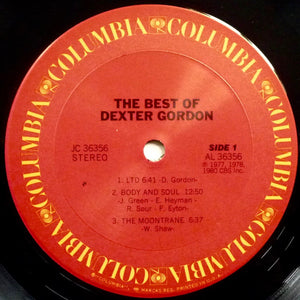 Dexter Gordon : The Best Of Dexter Gordon (LP, Comp)