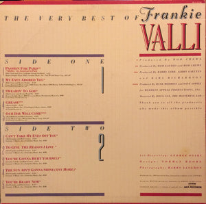 Frankie Valli : The Very Best Of (LP, Comp)