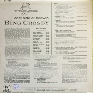 Bing Crosby : East Side Of Heaven (LP, Album, Mono)