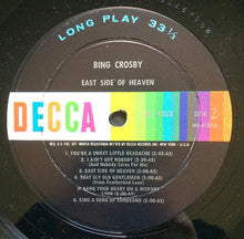 Load image into Gallery viewer, Bing Crosby : East Side Of Heaven (LP, Album, Mono)
