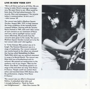 John Lennon : Live In New York City (CD, Album, Club, RE)