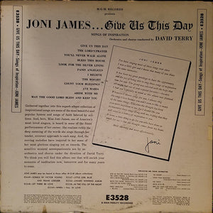 Joni James : Give Us This Day (LP, Album, Mono)