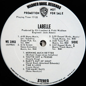 LaBelle : Labelle (LP, Album, Promo, San)