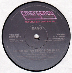 Kano : Now Baby Now / Super Extra Sexy Sign (12")