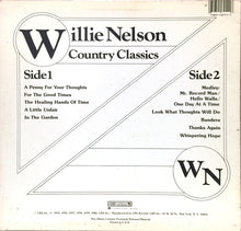Load image into Gallery viewer, Willie Nelson : Country Classics (LP, Comp)
