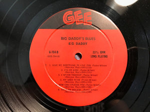 Big Daddy (3) : Big Daddy's Blues (LP, Album, Mono)