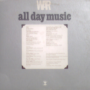 War - All Day Music - LP