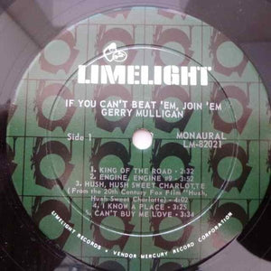 Gerry Mulligan : If You Can't Beat 'Em, Join 'Em! (LP, Album, Mono, Gat)