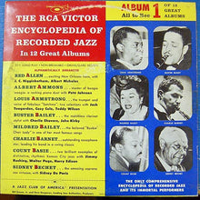 Laden Sie das Bild in den Galerie-Viewer, Various : The RCA Victor Encyclopedia Of Recorded Jazz: Album 1 All To Bec (10&quot;, Comp)
