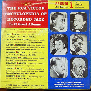 Various : The RCA Victor Encyclopedia Of Recorded Jazz: Album 1 All To Bec (10", Comp)