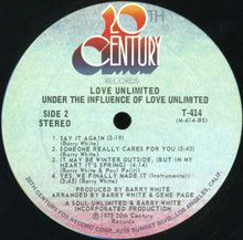 Charger l&#39;image dans la galerie, Love Unlimited : Under The Influence Of Love Unlimited (LP, Album, Ter)
