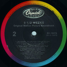 Load image into Gallery viewer, Various : 9½ Weeks (Original Motion Picture Soundtrack) (LP, Album, Rai)

