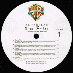 Al Jarreau : High Crime (LP, Album, Spe)