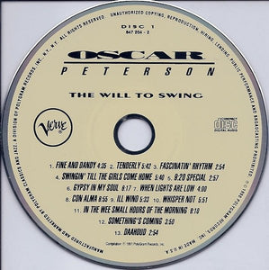 Oscar Peterson : The Will To Swing (2xCD, Comp)