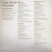 Laden Sie das Bild in den Galerie-Viewer, Carly Simon : Hotcakes (LP, Album, Spe)

