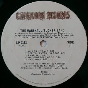 The Marshall Tucker Band : The Marshall Tucker Band (LP, Album, San)