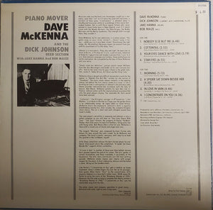 Dave McKenna And The Dick Johnson Reed Section* : Piano Mover (LP, Album)