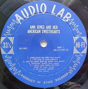 Ann Jones And Her American Sweethearts* : Ann Jones And Her American Sweethearts (LP)