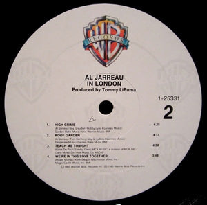 Al Jarreau : In London (LP, Album, All)