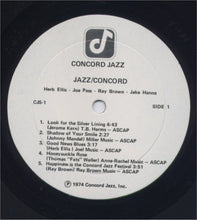 Laden Sie das Bild in den Galerie-Viewer, Joe Pass, Ray Brown, Jake Hanna, Herb Ellis : Jazz/Concord (LP, Album)
