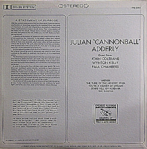 Julian "Cannonball" Adderly* : Julian "Cannonball" Adderly (LP, Comp)