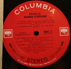 Barbra Streisand : People (LP, Album, Ter)