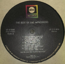 Charger l&#39;image dans la galerie, The Impressions : The Best Of The Impressions (LP, Comp, Club)
