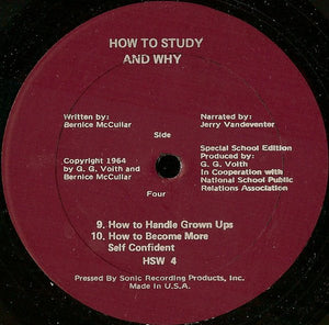 Bernice McCullar : How To Study And Why! (2xLP)