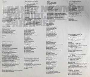 Randy Newman : Trouble In Paradise (LP, Album, Jac)