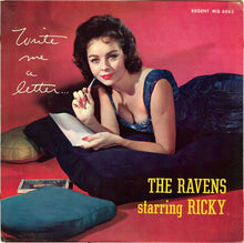 Load image into Gallery viewer, The Ravens (2) Starring Ricky* : Write Me A Letter (LP, Comp)
